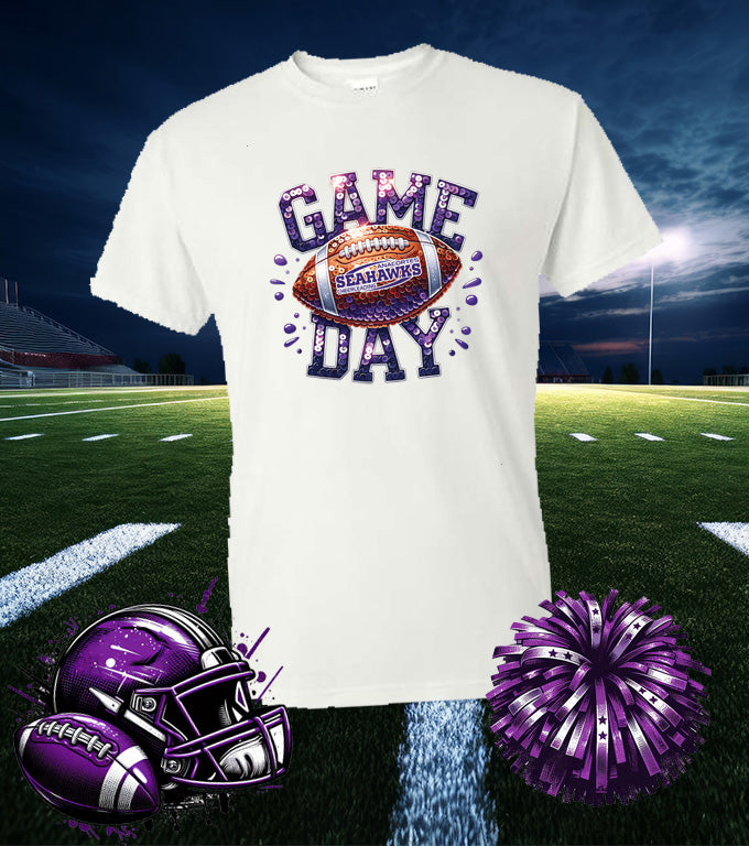 ANACORTES SPARKLE GAME DAY 50/50 TEE SHIRT