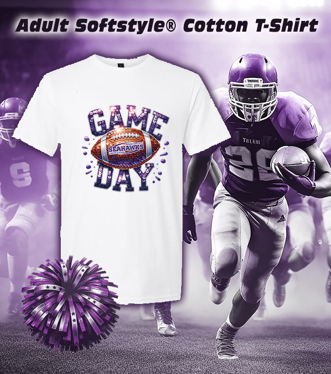 FUN DESIGNS! ANACORTES SEAHAWKS CHEERLEADING - SOFTSTYLE TEE