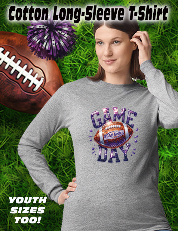 ANACORTES CHEERLEADING SPARKLE GAME DAY - LONG SLEEVE TEE