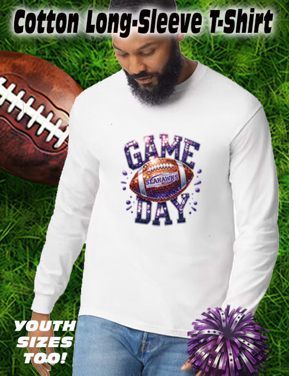 ANACORTES CHEERLEADING SPARKLE GAME DAY - LONG SLEEVE TEE