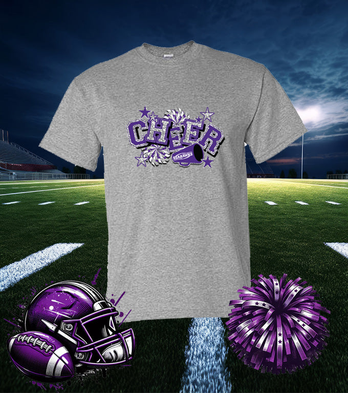ANACORTES CHEER SPARKLE 50/50 TEE SHIRT