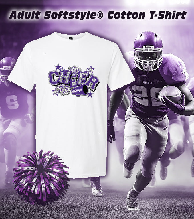 FUN DESIGNS! ANACORTES SEAHAWKS CHEERLEADING - SOFTSTYLE TEE
