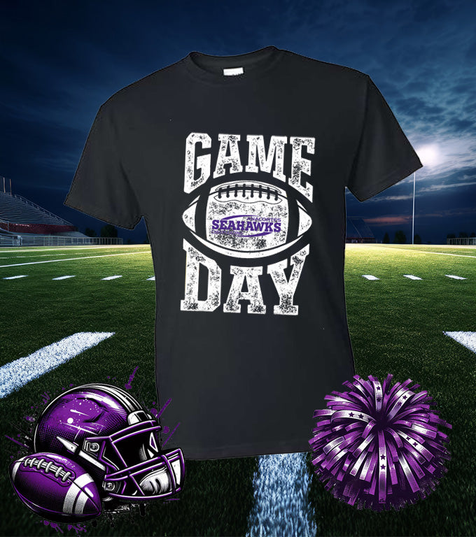 ANACORTES CHEER FOOTBALL GAME DAY 50/50 TEE SHIRT
