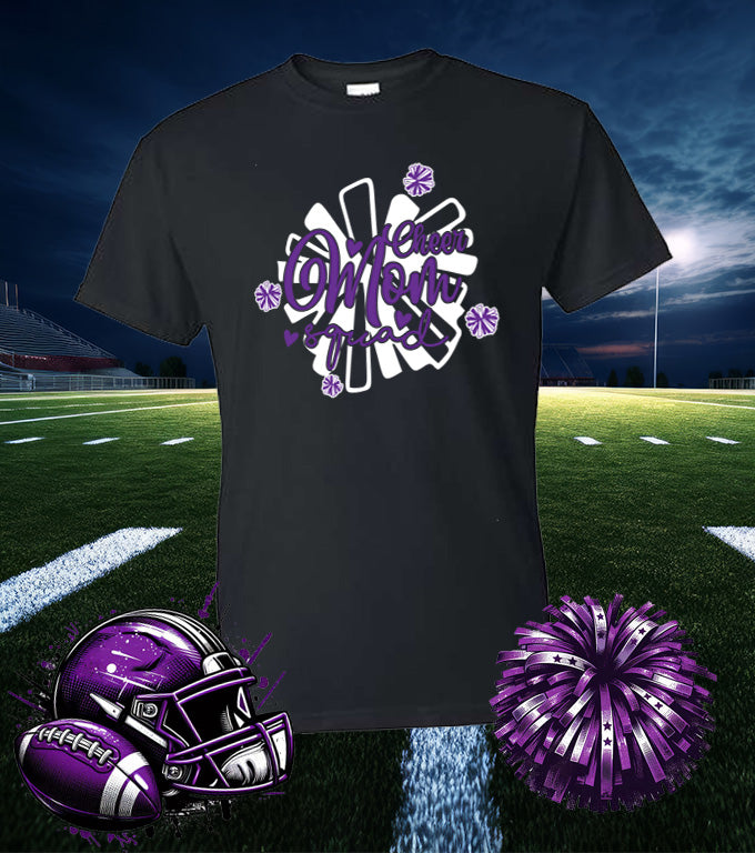 ANACORTES CHEER MOM SQUAD 50/50 TEE SHIRT