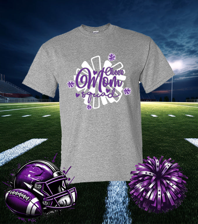 ANACORTES CHEER MOM SQUAD 50/50 TEE SHIRT
