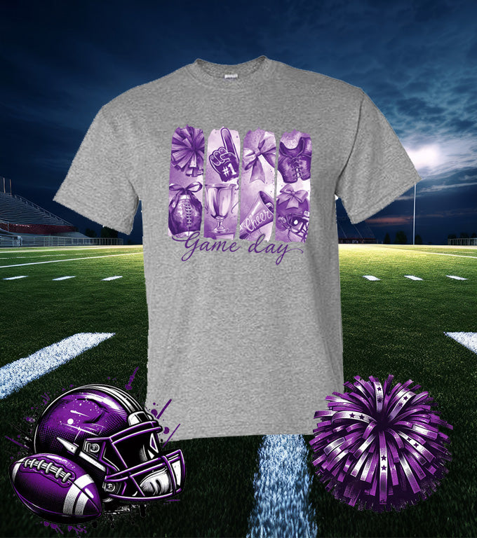 *FOOTBALL CHEER GAME DAY 50/50 TEE SHIRT