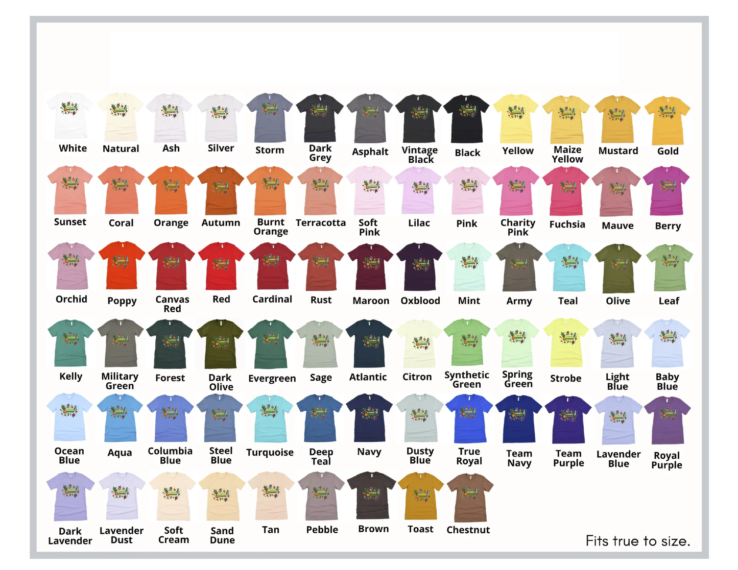COSMIC VEGGIES T-SHIRTS
