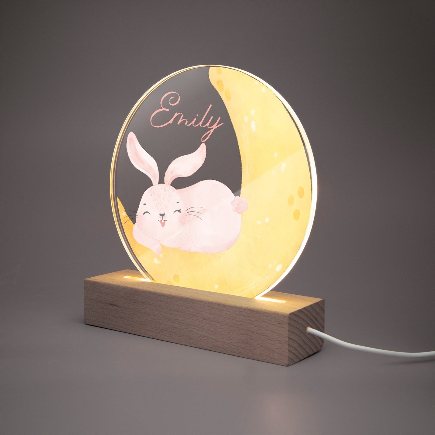 1062. Acrylic Plaque with Stand - Round