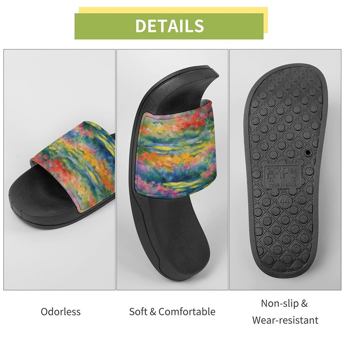 WILDFLOWER POND UnisexPVC Slippers