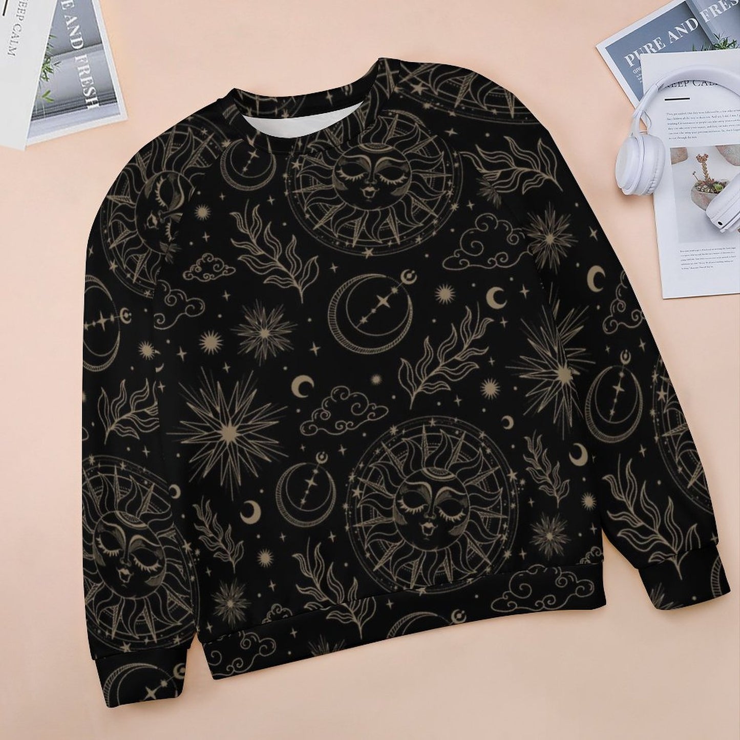 280gsm Custom Sweatshirt Designs Raglan Style RHDEC2 (All-Over Printing)