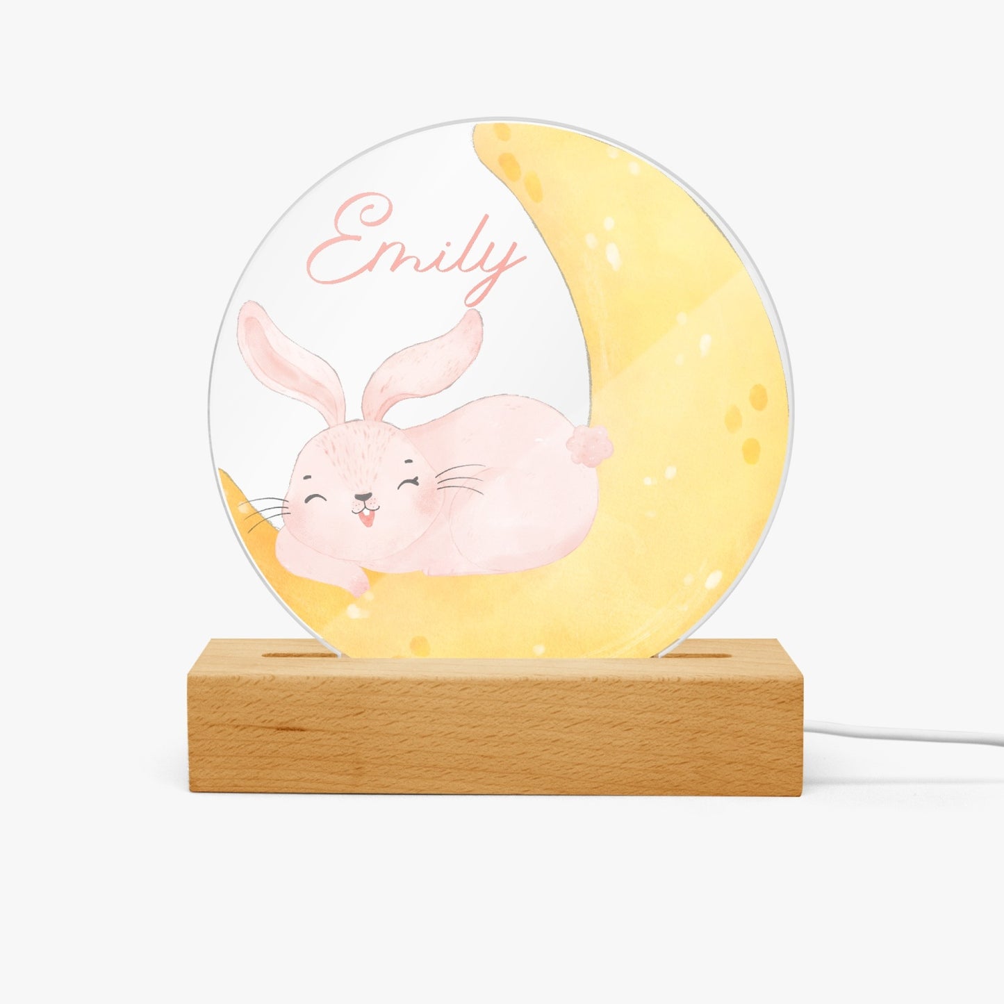 1062. Acrylic Plaque with Stand - Round