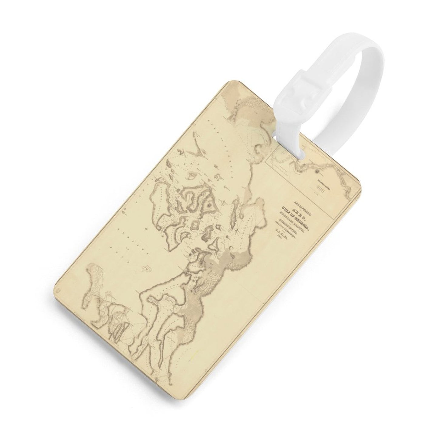ANACORTES MAP Luggage Tag