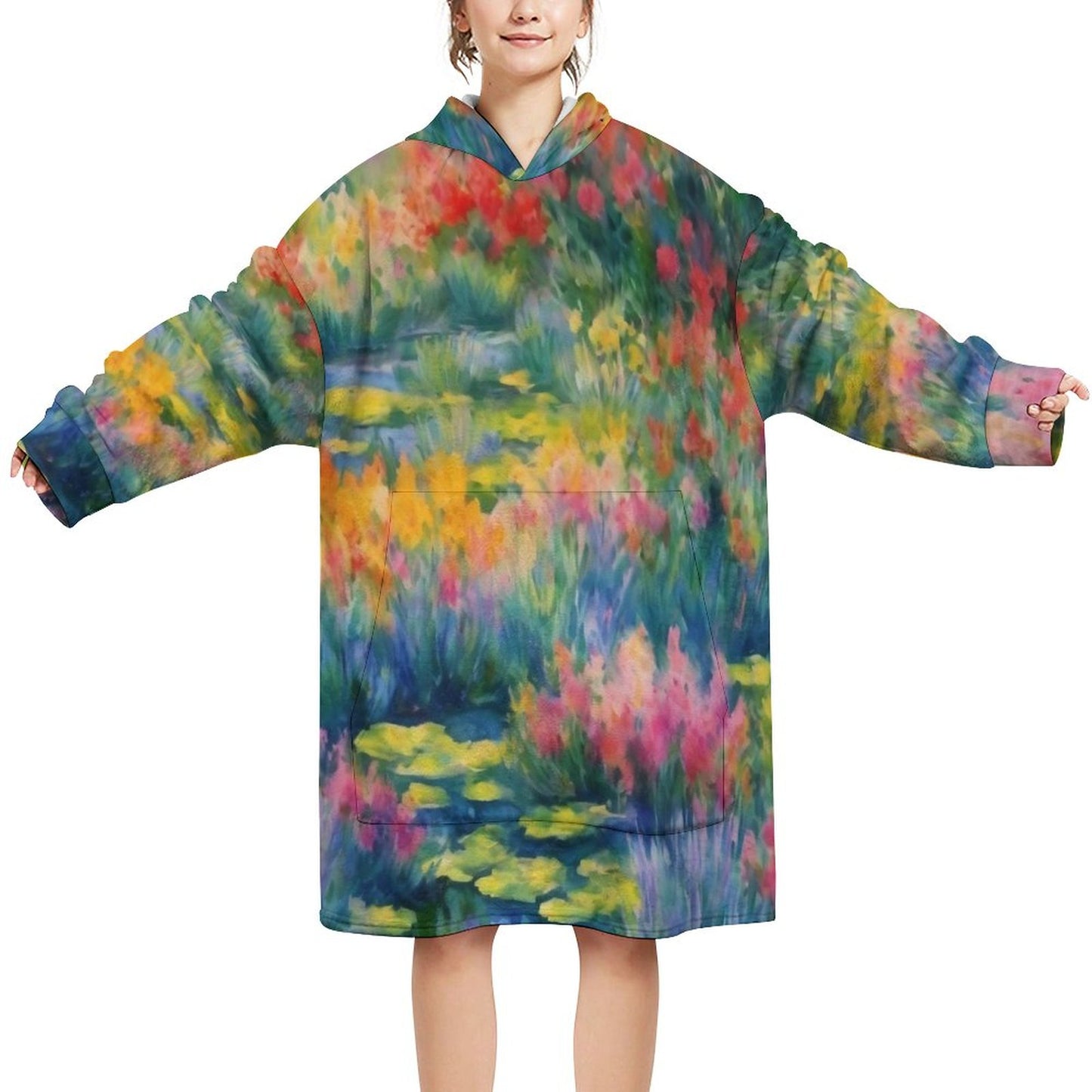 WILDFLOWER POND Sweater Blanket