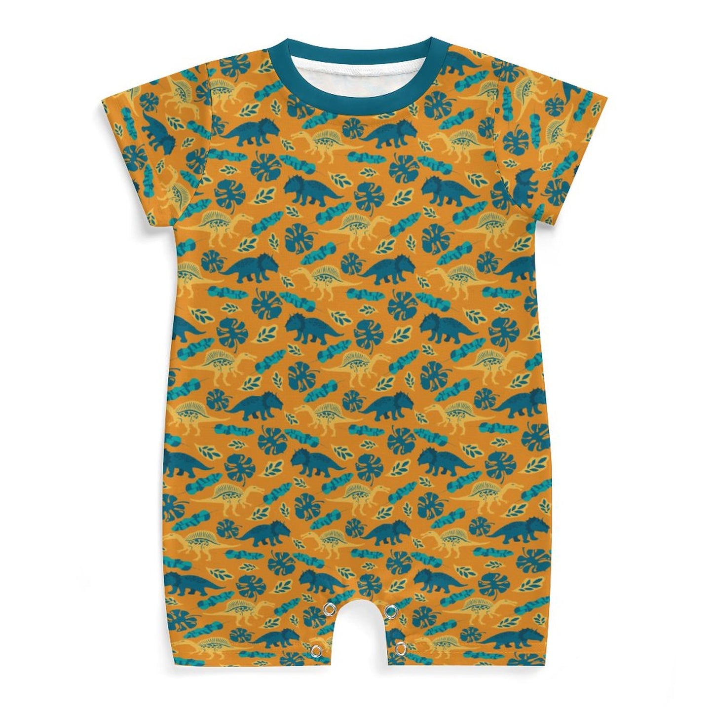 180gsm Faux Cotton Short Sleeve Baby Bodysuit Romper PLR (All-Over Printing)
