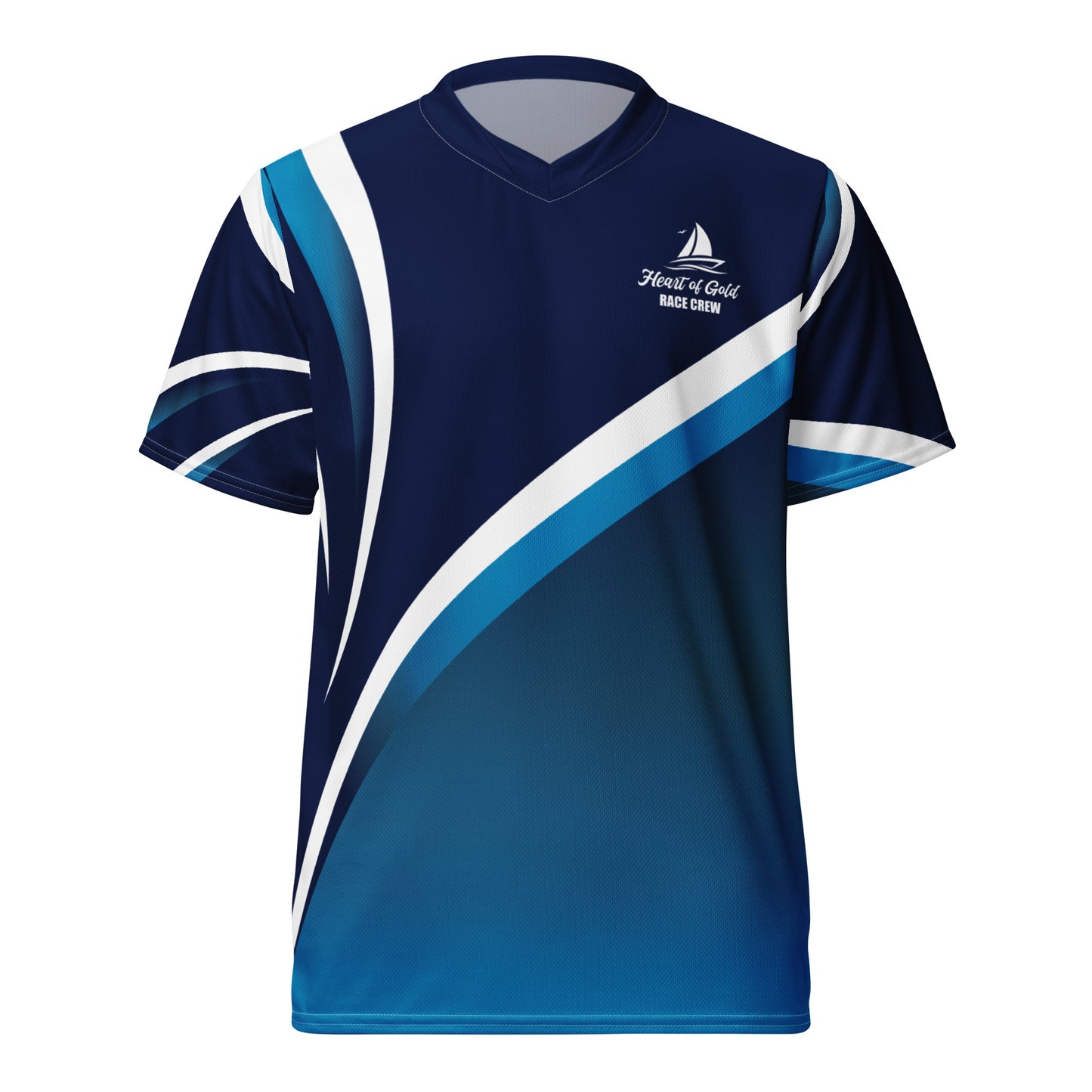 RACE CREW V Neck - Recycled unisex sports jersey