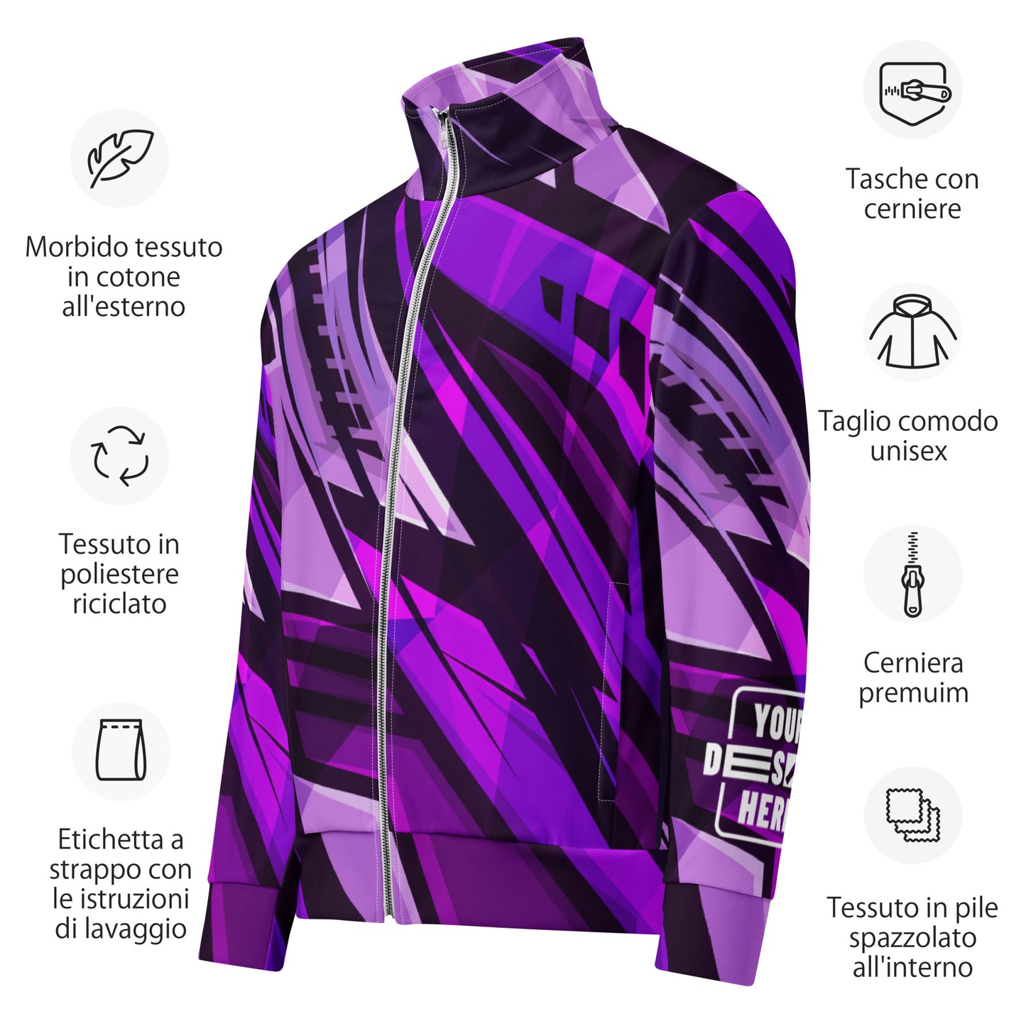 CATALOG AOP Unisex track jacket