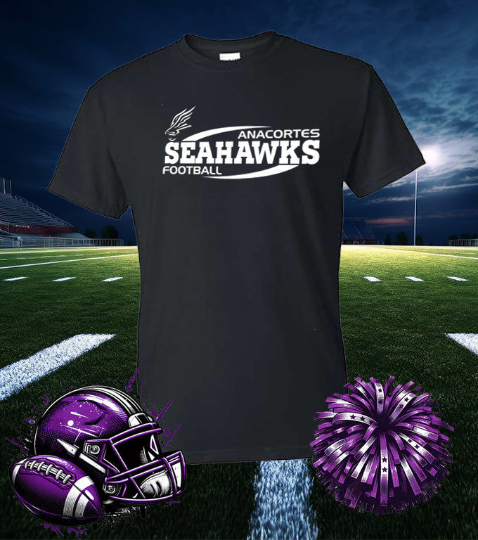 * ANACORTES SEAHAWKS YOUTH FOOTBALL - 50/50 TEE SHIRT
