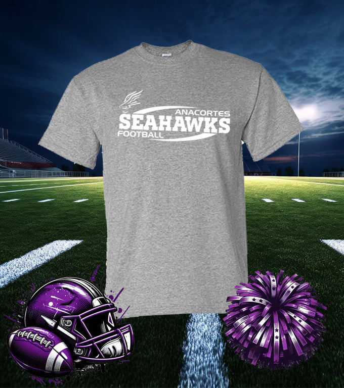 * ANACORTES SEAHAWKS YOUTH FOOTBALL - 50/50 TEE SHIRT