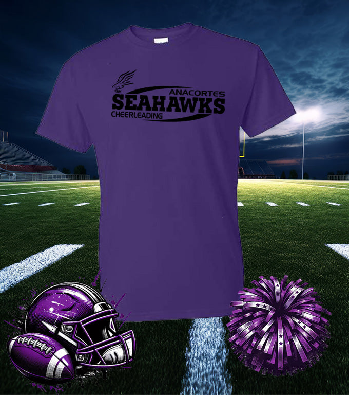 * ANACORTES SEAHAWKS YOUTH FOOTBALL - 50/50 TEE SHIRT