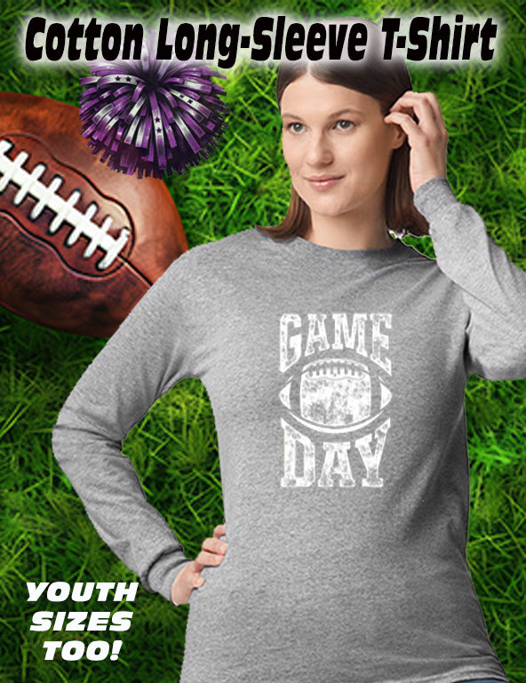 *FOOTBALL *GAME DAY - LONG SLEEVE TEE