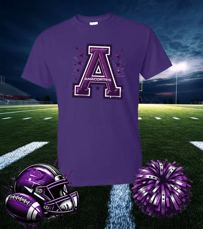 ANACORTES CHEER "A" SPIRIT - 50/50 TEE SHIRT