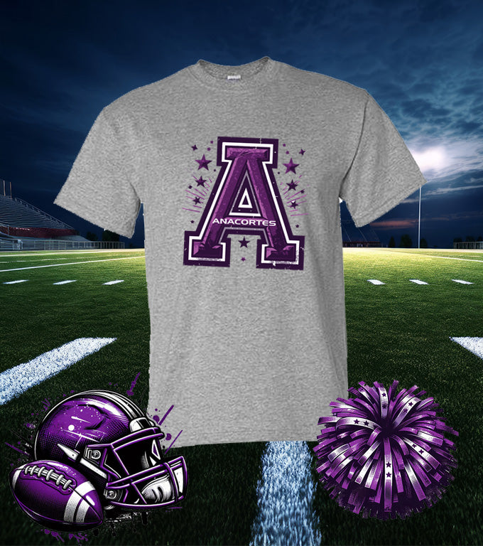 ANACORTES CHEER "A" SPIRIT - 50/50 TEE SHIRT