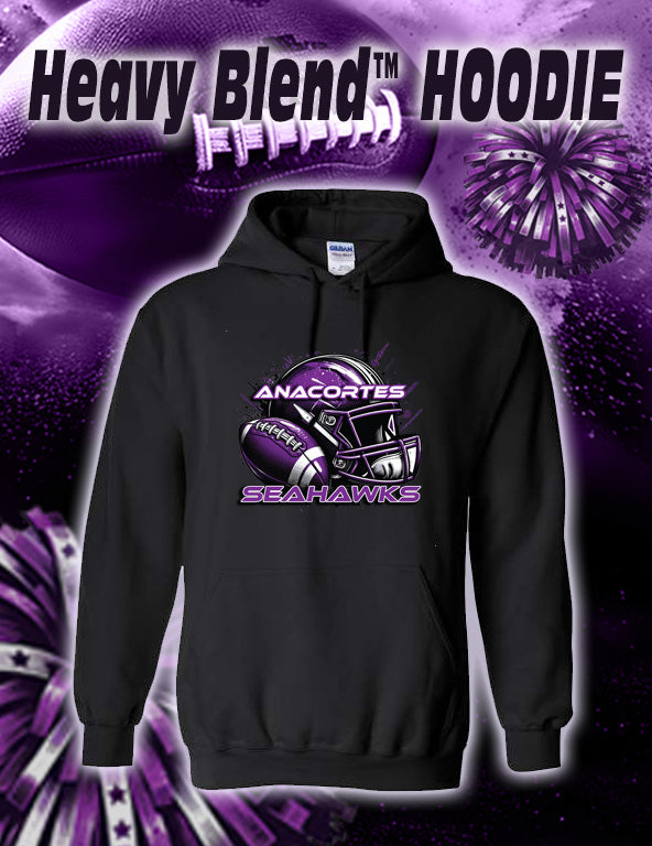 ANACORTES SEAHAWKS FOOTBALL * 50/50 HOODIE