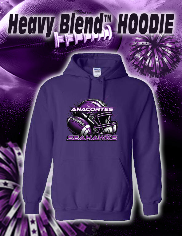 ANACORTES SEAHAWKS FOOTBALL * 50/50 HOODIE