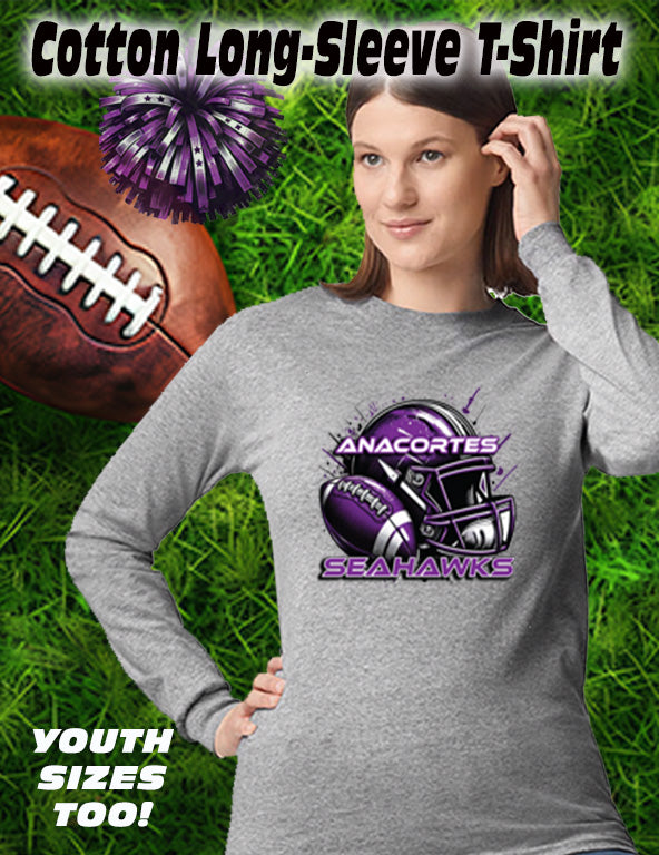 ANACORTES SEAHAWK FOOTBALL SPIRIT - LONG SLEEVE TEE
