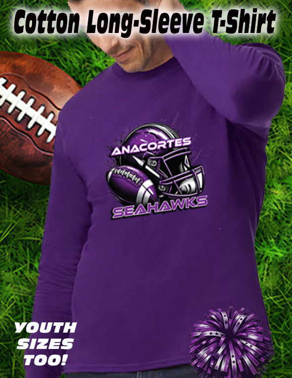 ANACORTES SEAHAWK FOOTBALL SPIRIT - LONG SLEEVE TEE