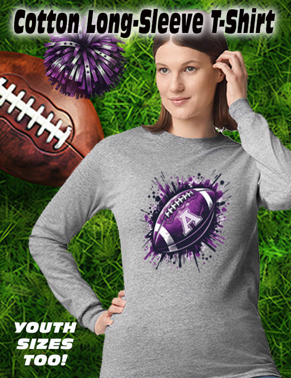 ANACORTES A FOOTBALL SPIRIT - LONG SLEEVE TEE