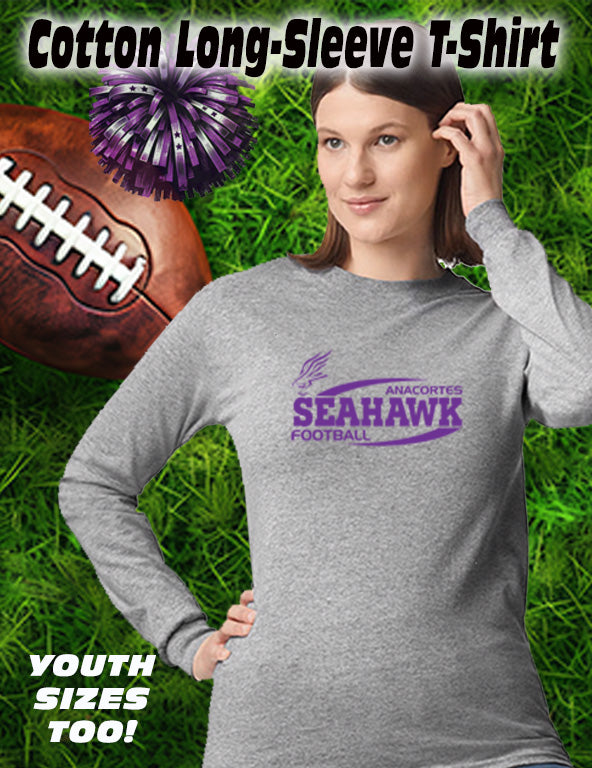 * ANACORTES SEAHAWKS YOUTH FOOTBALL - LONG SLEEVE TEE