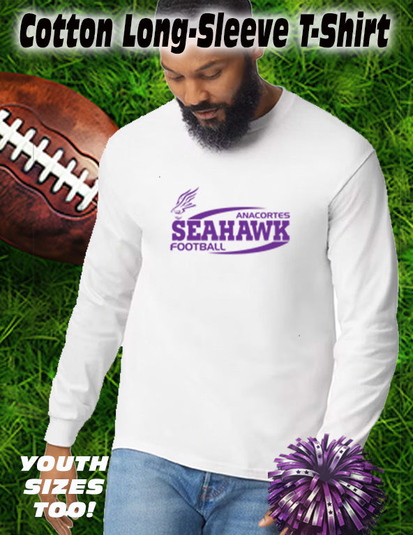 * ANACORTES SEAHAWKS YOUTH FOOTBALL - LONG SLEEVE TEE