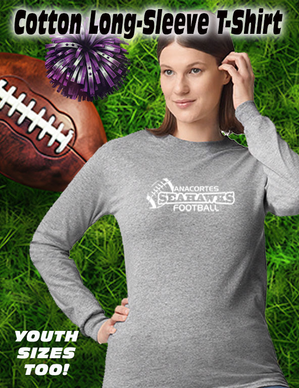ANACORTES SEAHAWKS YOUTH FOOTBALL TEAM- LONG SLEEVE TEE