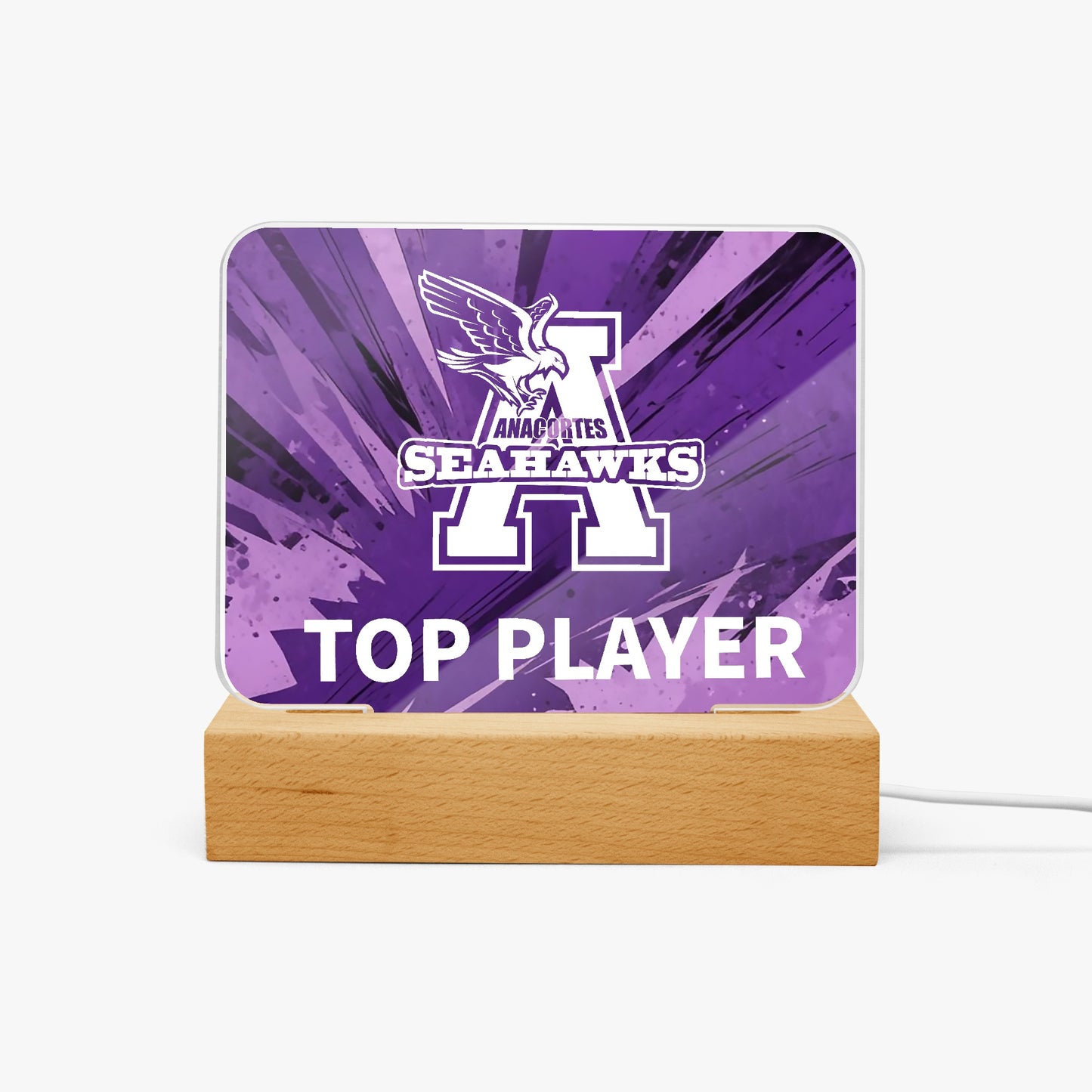 1063. Acrylic Plaque with Stand - Rectangle