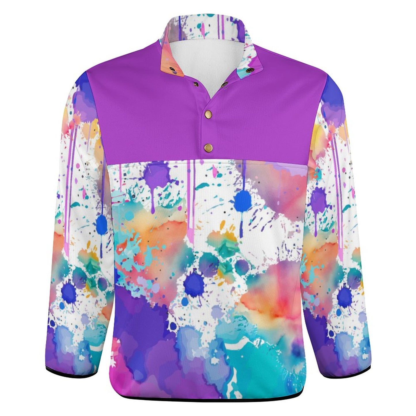 210gsm Plush Stand Collar Sweatshirt BAL (All-Over Printing)