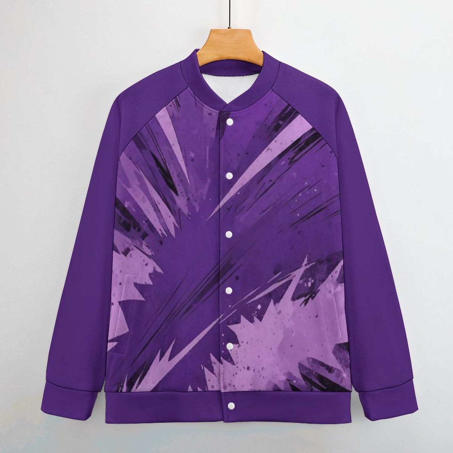 Men's Baseball Jacket (All-Over Printing)