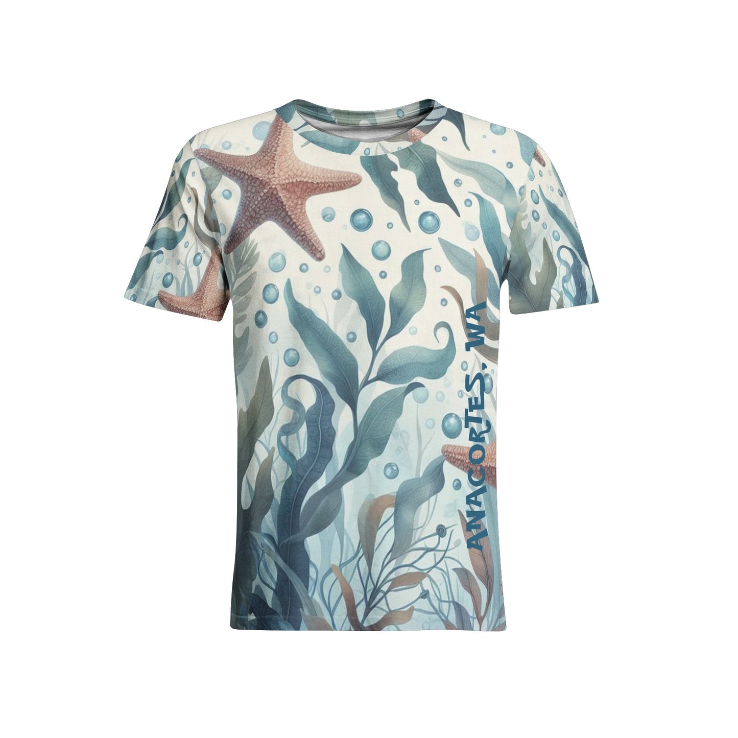 Men's All-Over Print Crew Neck T-shirts