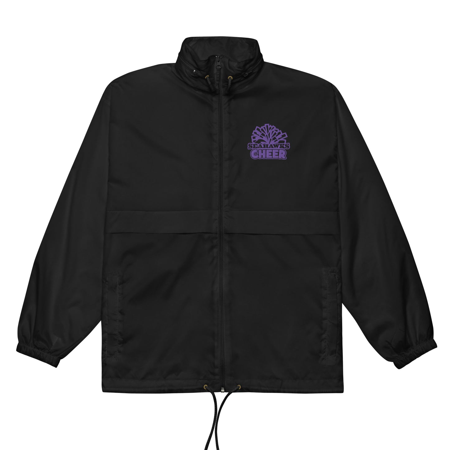 *ADULT EMBROIDERED SEAHAWKS CHEER Unisex windbreaker
