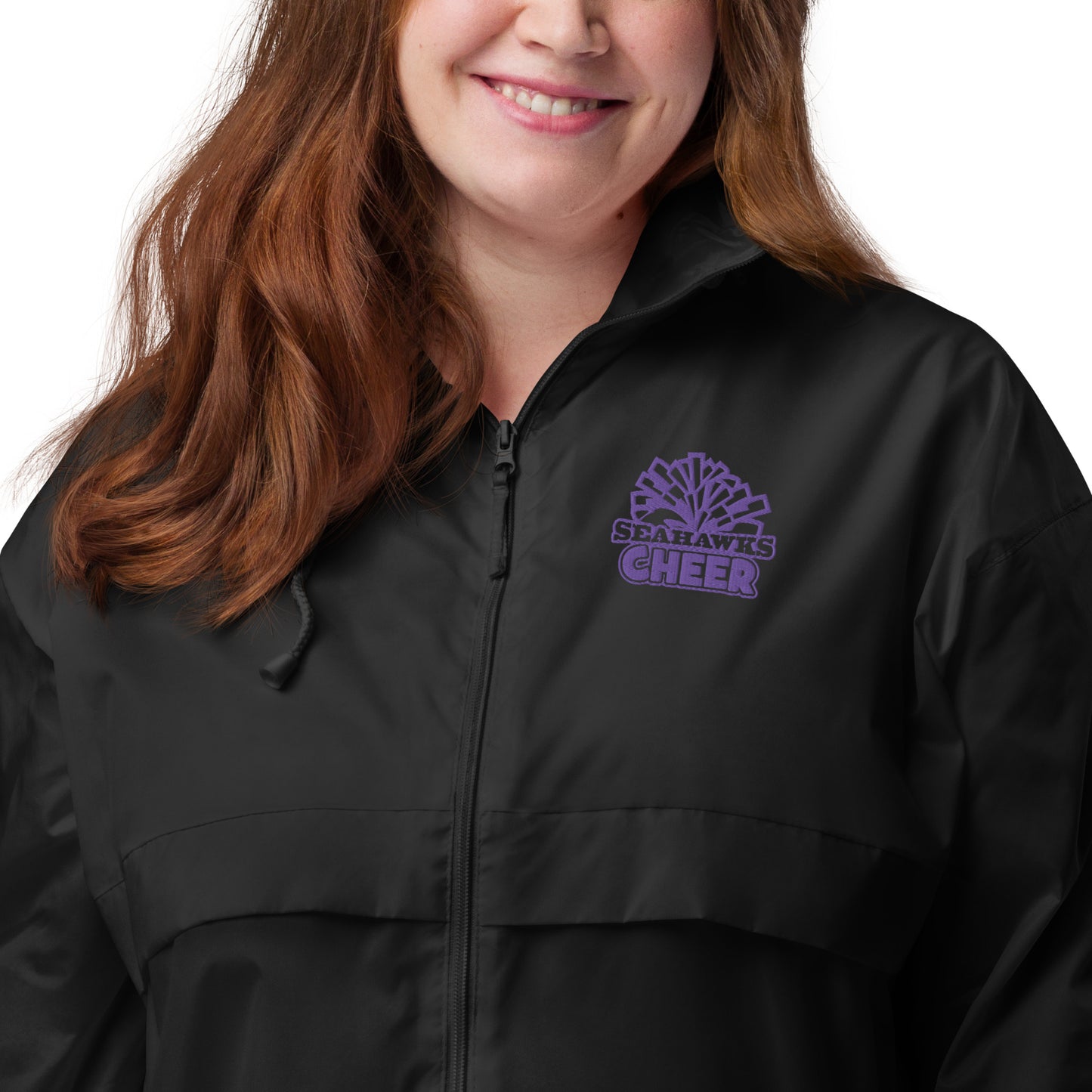 *ADULT EMBROIDERED SEAHAWKS CHEER Unisex windbreaker