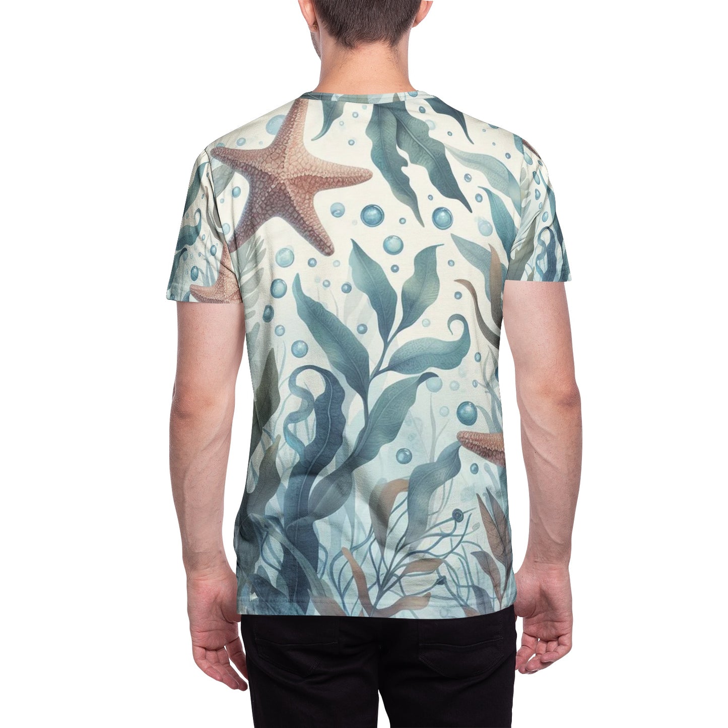 Men's All-Over Print Crew Neck T-shirts