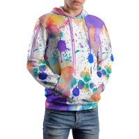 230gsm Men's Cool Hoodie with Double-layer Cap (All-Over Printing)