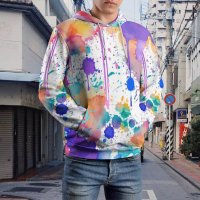 230gsm Men's Cool Hoodie with Double-layer Cap (All-Over Printing)