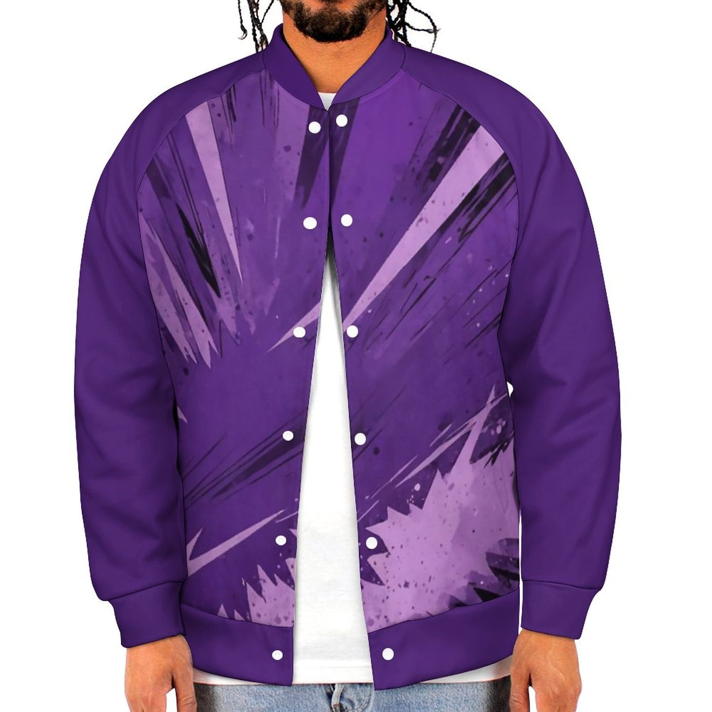 Men's Baseball Jacket (All-Over Printing)