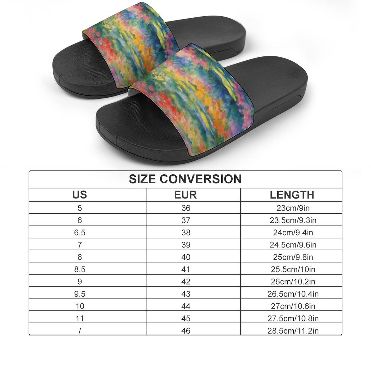 WILDFLOWER POND UnisexPVC Slippers