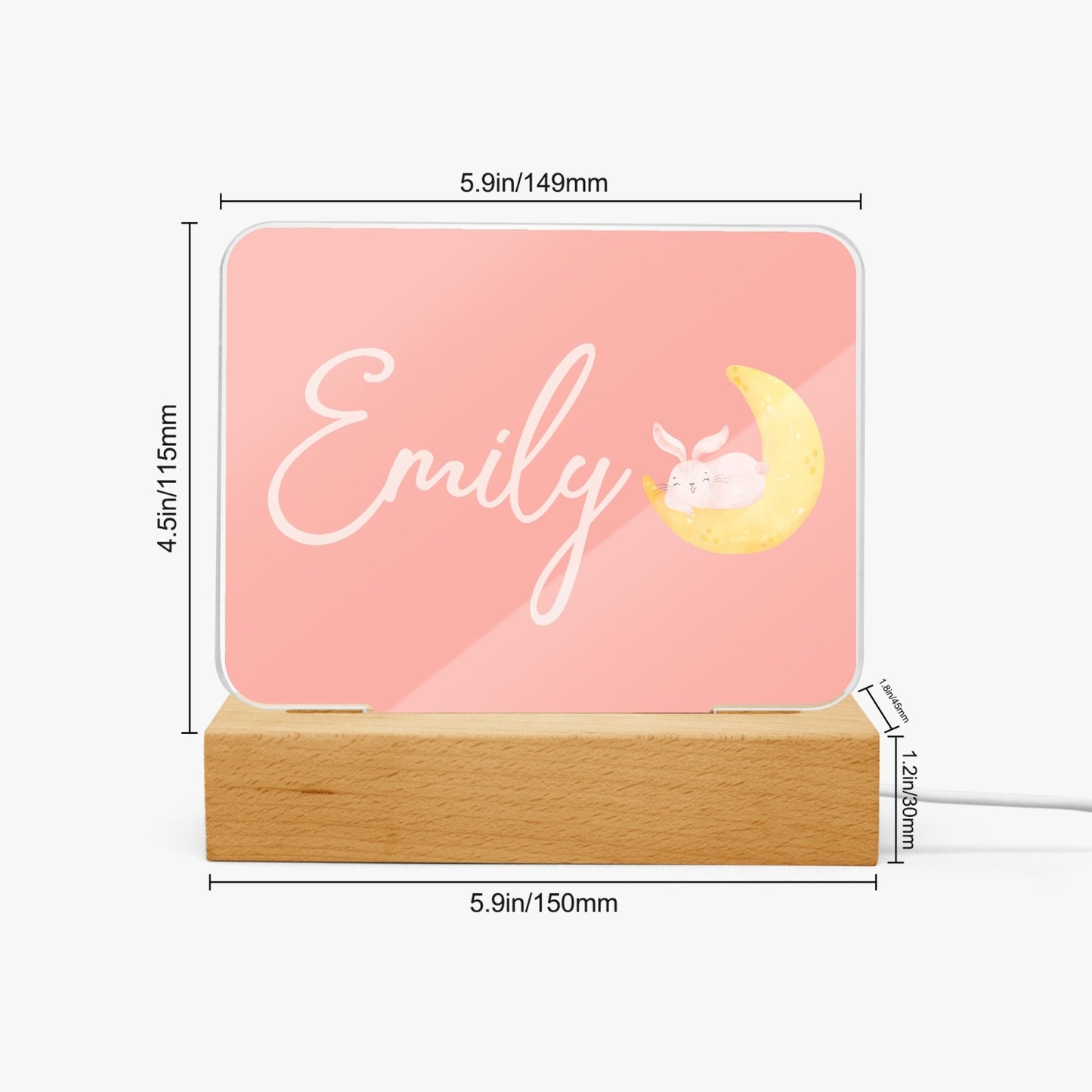 1063. Acrylic Plaque with Stand - Rectangle
