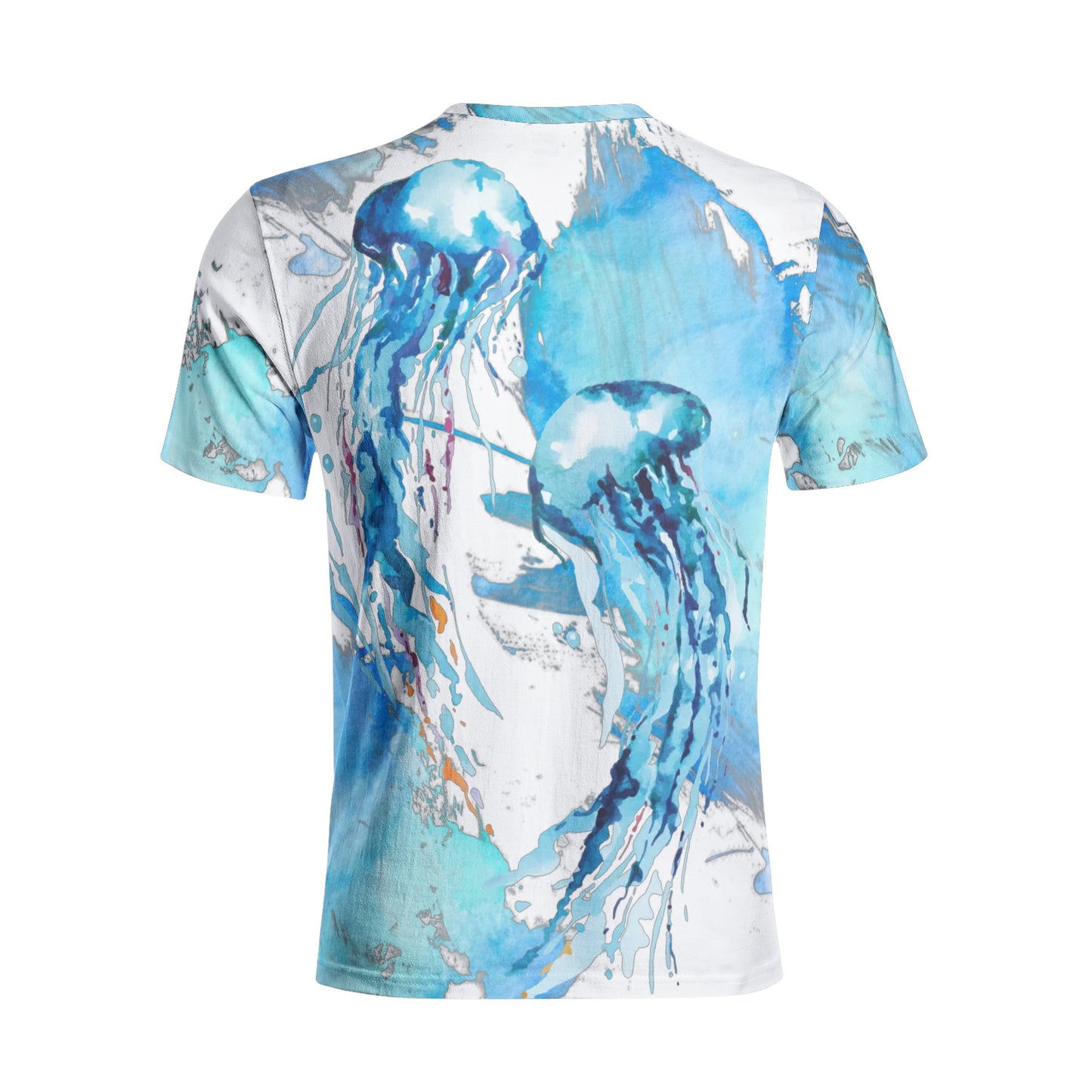 Anacortes Jellyfish Unisex All-Over Print Cotton T-shirts