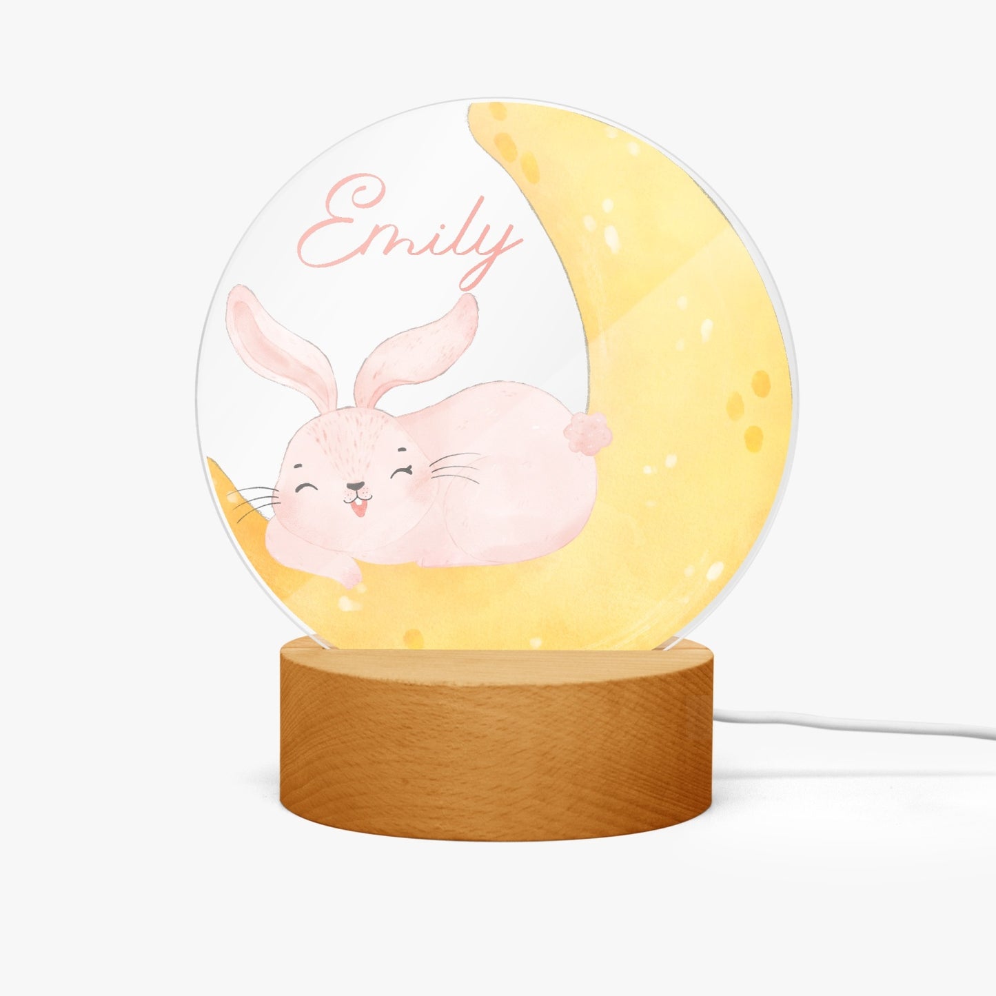 1062. Acrylic Plaque with Stand - Round