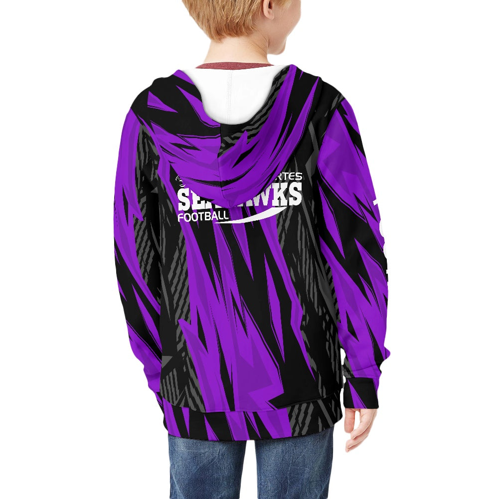 ANACORTES FOOTBALL Kids Zipper Hoddies
