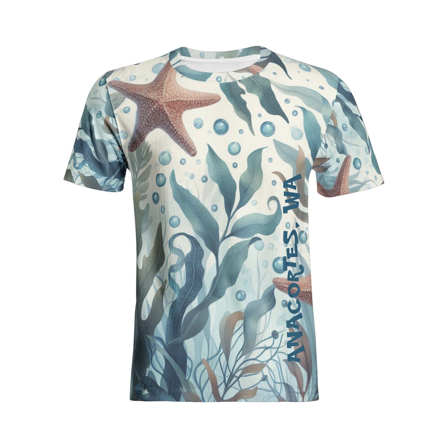 STARFISH Under the Sea Anacortes Unisex All-Over Print Cotton T-shirts